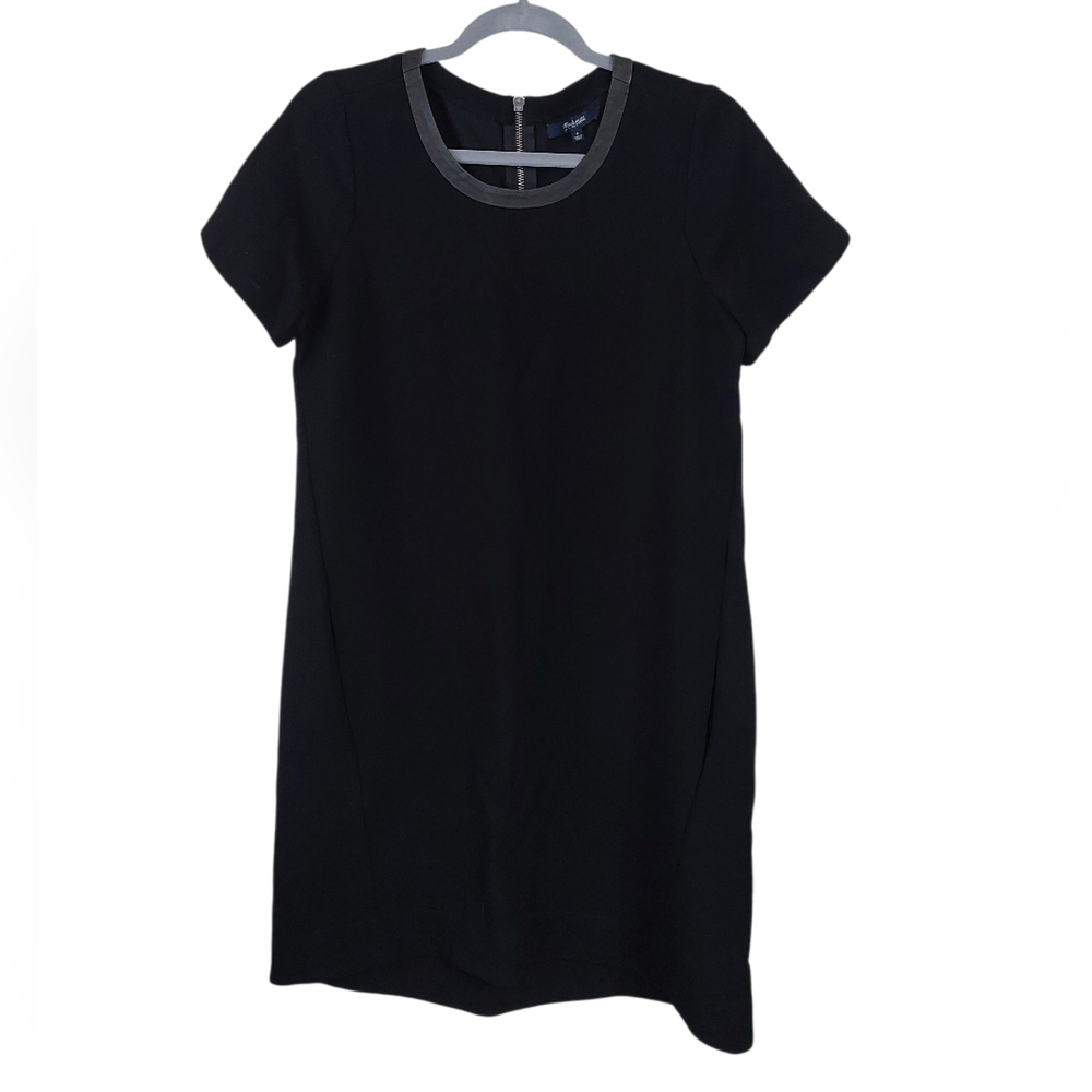 Madewell Black Short Sleeve Midi Dress